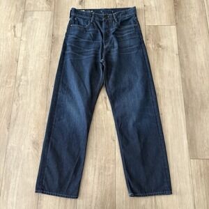 G Star Original Raw Denim Dark Blue Jeans Women Sz 28 Loose Type 89